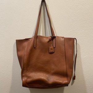 J. Crew Leather Tote Bag